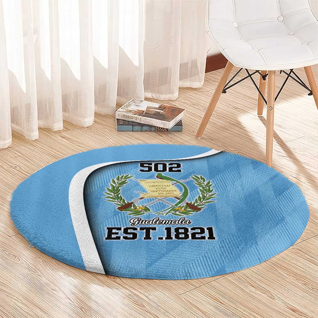 Guatemala Independence Day Round Carpet Since 1821 September 15 - Wonder Print Shop
