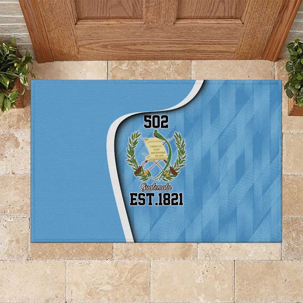 Guatemala Independence Day Rubber Doormat Since 1821 September 15 - Wonder Print Shop