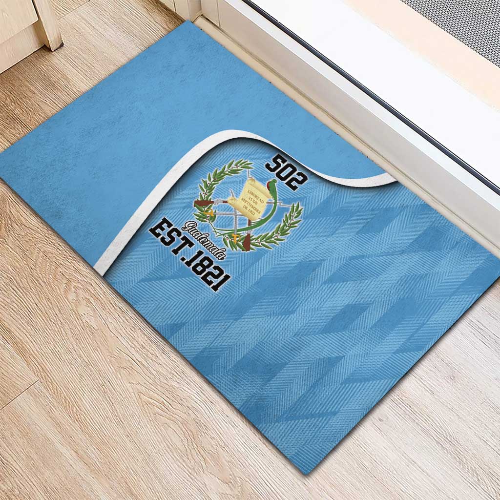 Guatemala Independence Day Rubber Doormat Since 1821 September 15 - Wonder Print Shop