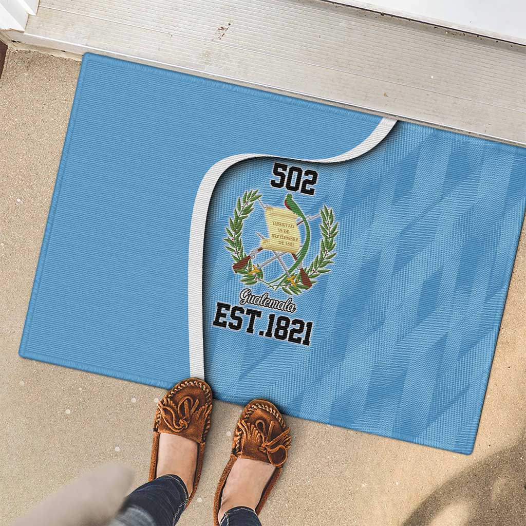 Guatemala Independence Day Rubber Doormat Since 1821 September 15 - Wonder Print Shop