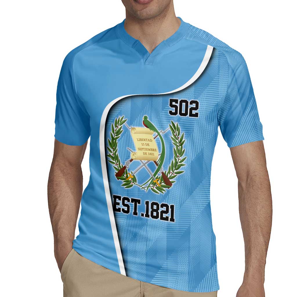 Guatemala Independence Day Rugby Jersey Since 1821 September 15 - Wonder Print Shop