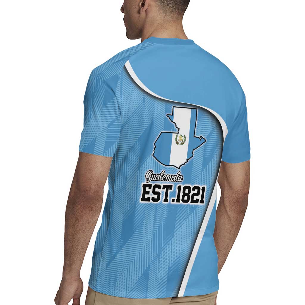Guatemala Independence Day Rugby Jersey Since 1821 September 15 - Wonder Print Shop