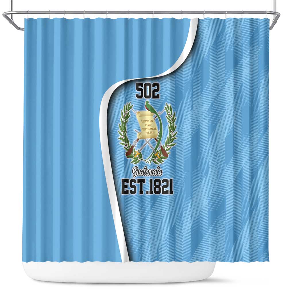 Guatemala Independence Day Shower Curtain Since 1821 September 15 - Wonder Print Shop