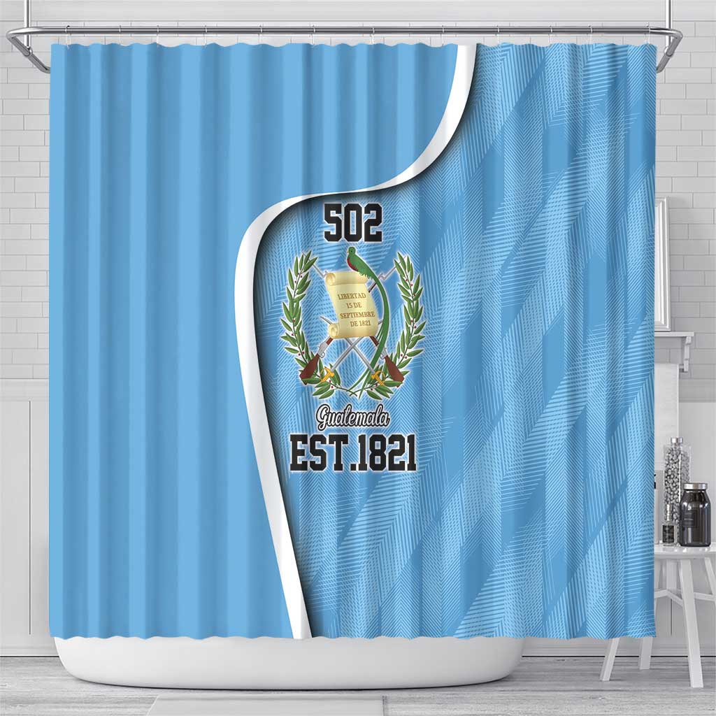 Guatemala Independence Day Shower Curtain Since 1821 September 15 - Wonder Print Shop