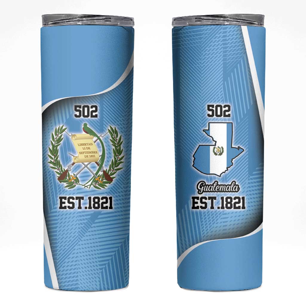 Guatemala Independence Day Skinny Tumbler Since 1821 September 15 - Wonder Print Shop