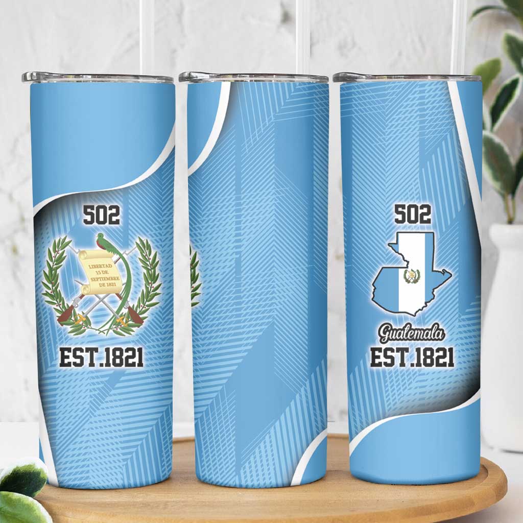 Guatemala Independence Day Skinny Tumbler Since 1821 September 15 - Wonder Print Shop