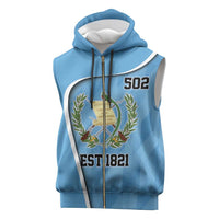 Guatemala Independence Day Sleeveless Zip Hoodie Since 1821 September 15 - Wonder Print Shop