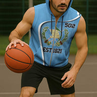 Guatemala Independence Day Sleeveless Zip Hoodie Since 1821 September 15 - Wonder Print Shop