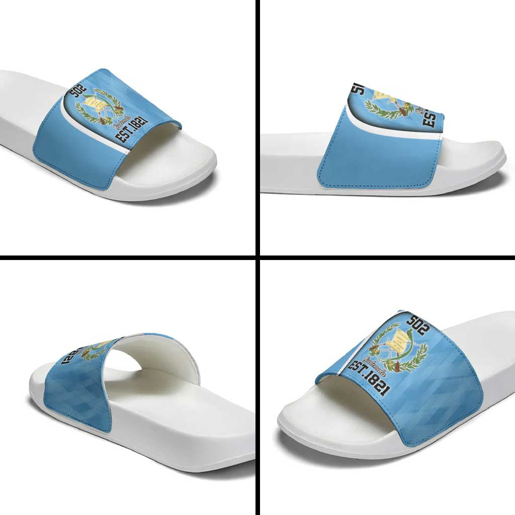 Guatemala Independence Day Slide Sandals Since 1821 September 15 - Wonder Print Shop