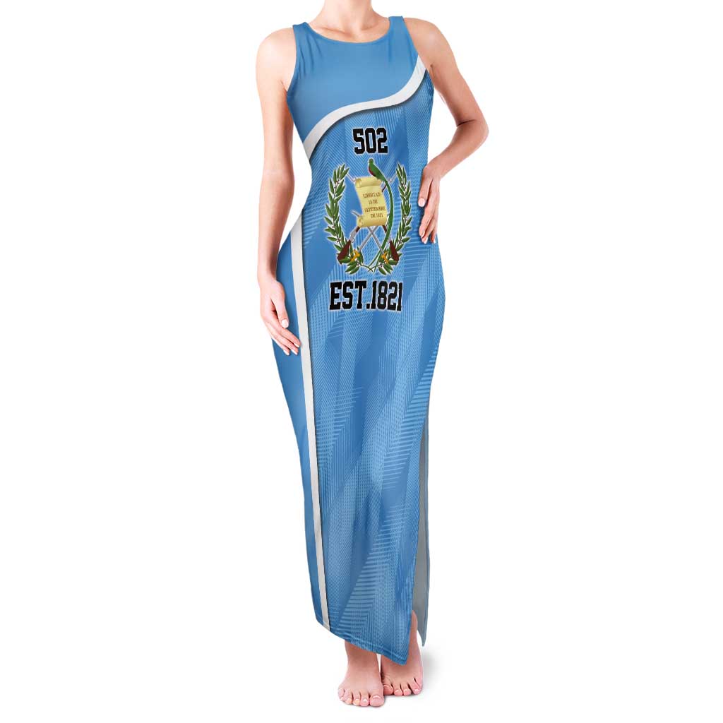 Guatemala Independence Day Tank Maxi Dress Since 1821 September 15 - Wonder Print Shop
