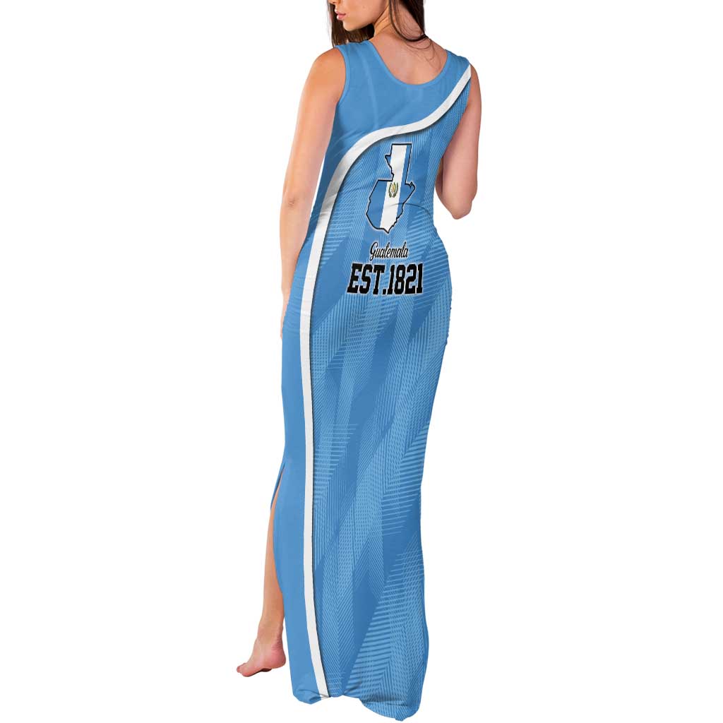 Guatemala Independence Day Tank Maxi Dress Since 1821 September 15 - Wonder Print Shop
