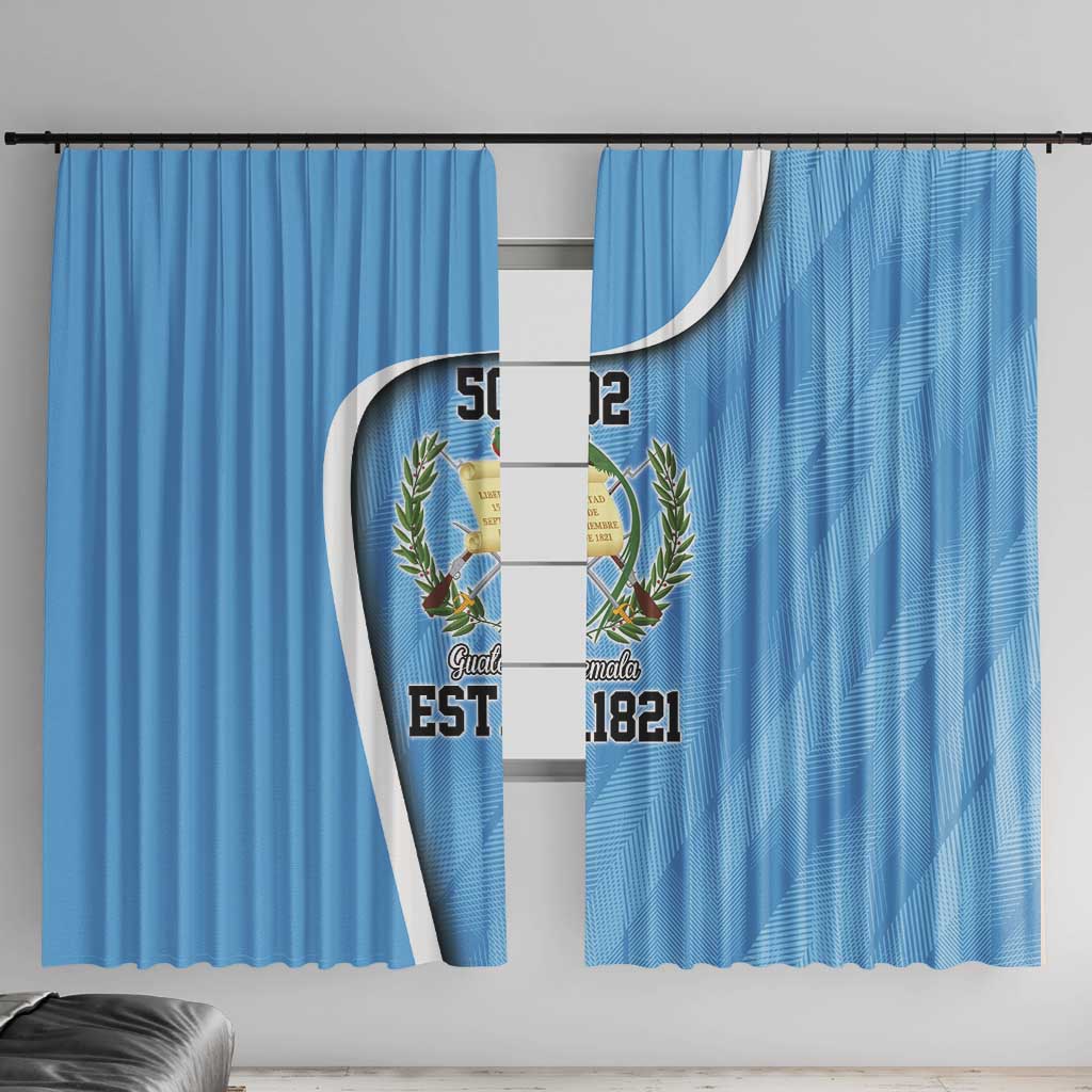 Guatemala Independence Day Window Curtain Since 1821 September 15 - Wonder Print Shop