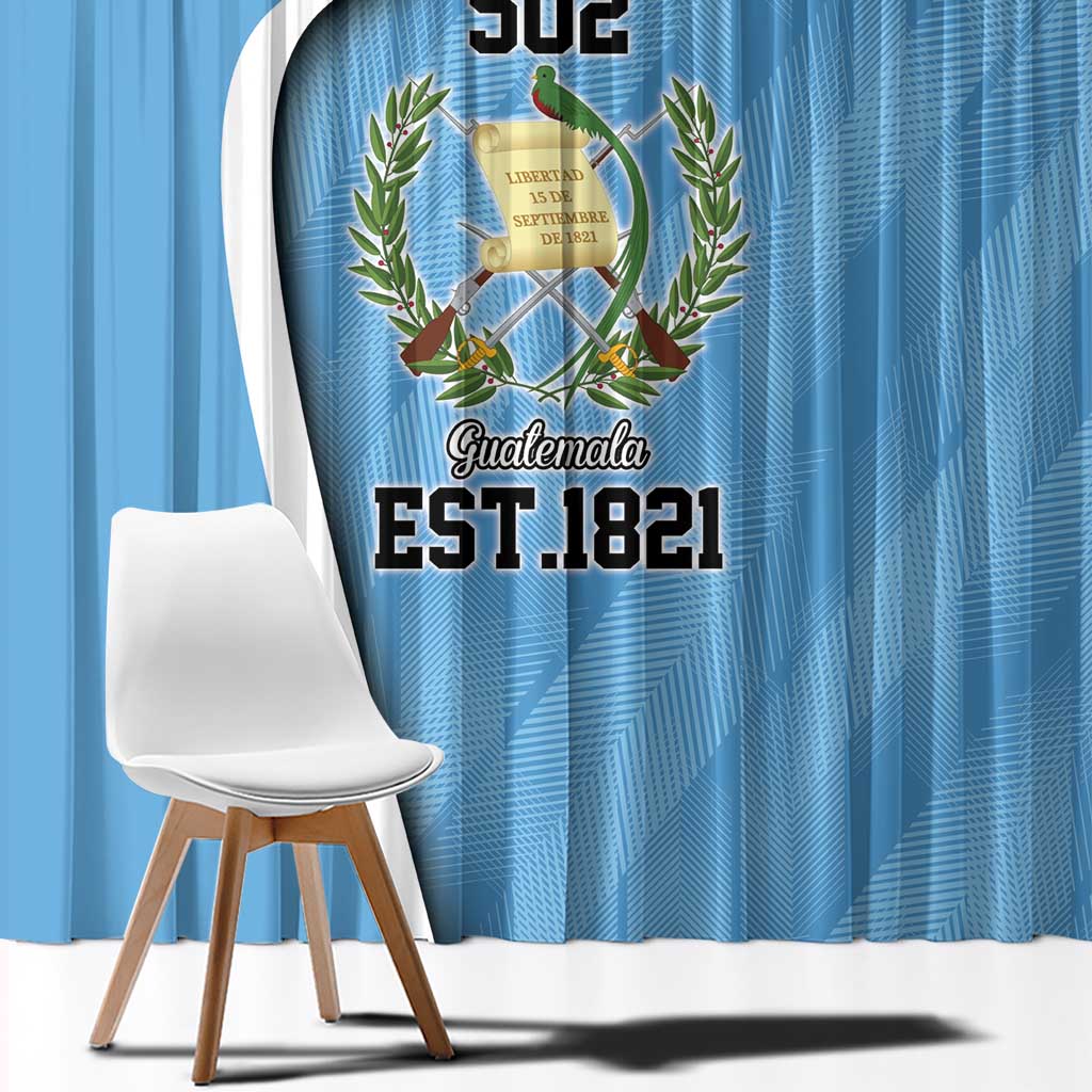 Guatemala Independence Day Window Curtain Since 1821 September 15 - Wonder Print Shop