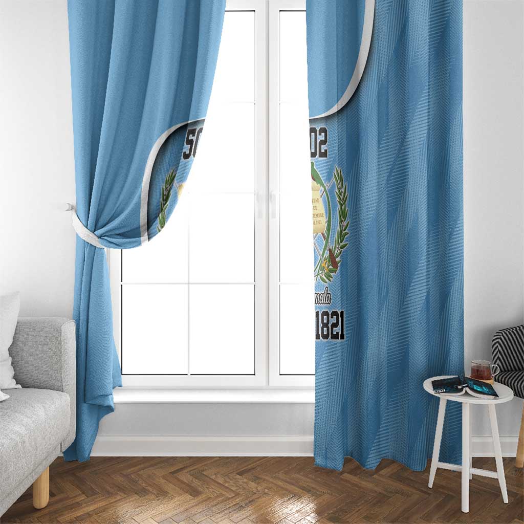 Guatemala Independence Day Window Curtain Since 1821 September 15 - Wonder Print Shop