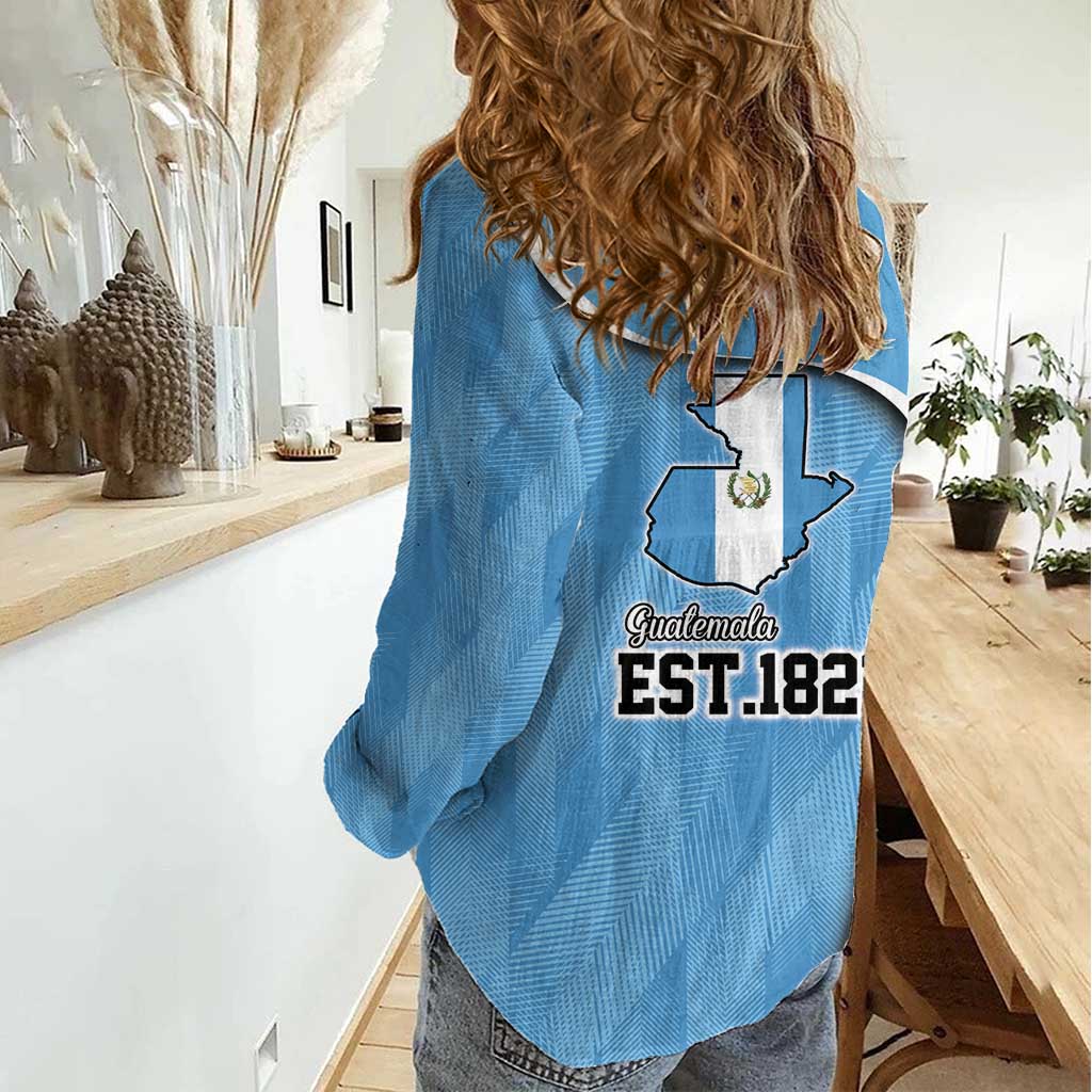 Guatemala Independence Day Women Casual Shirt Since 1821 September 15 - Wonder Print Shop