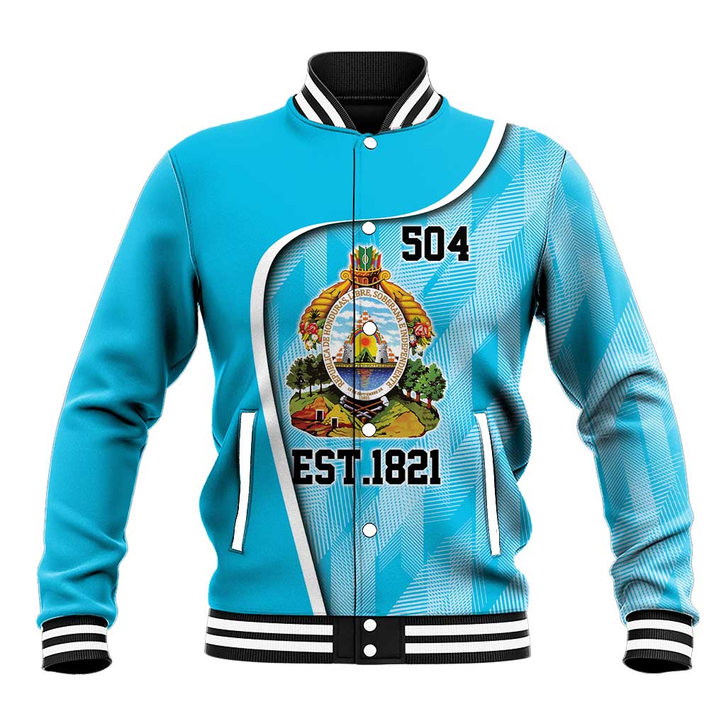Honduras Independence Day Baseball Jacket Since 1821 September 15 - Wonder Print Shop