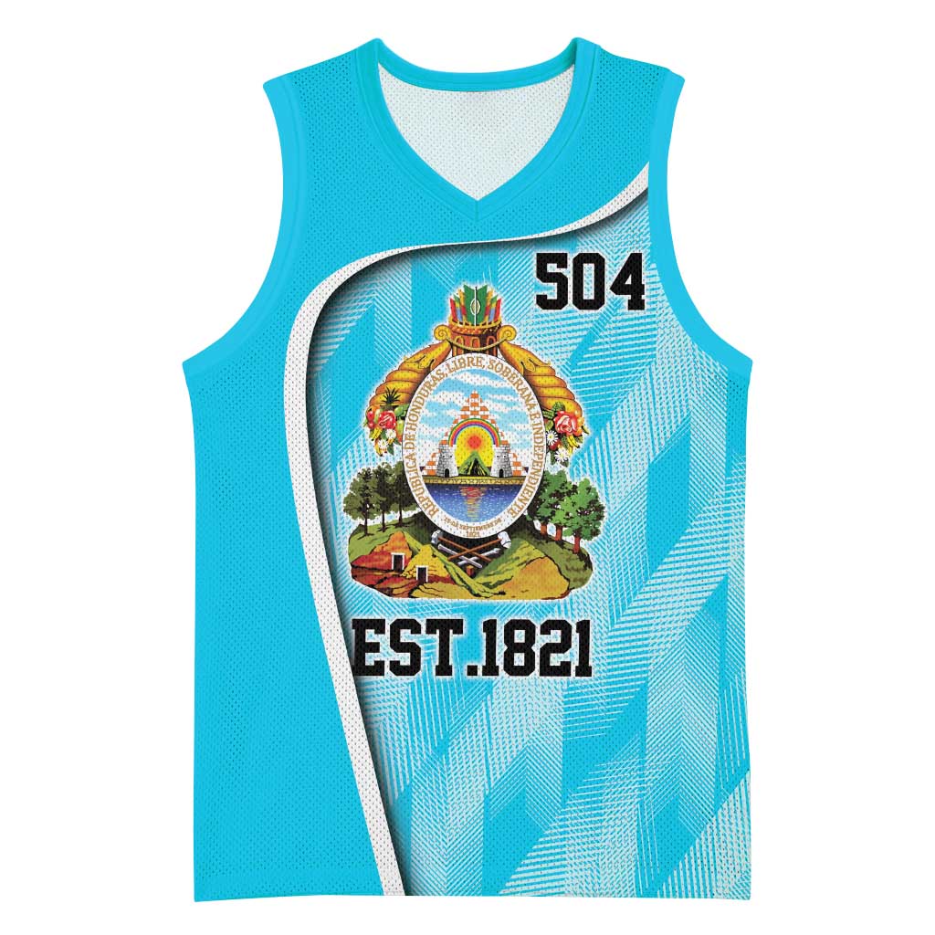 Honduras Independence Day Basketball Jersey Since 1821 September 15 - Wonder Print Shop