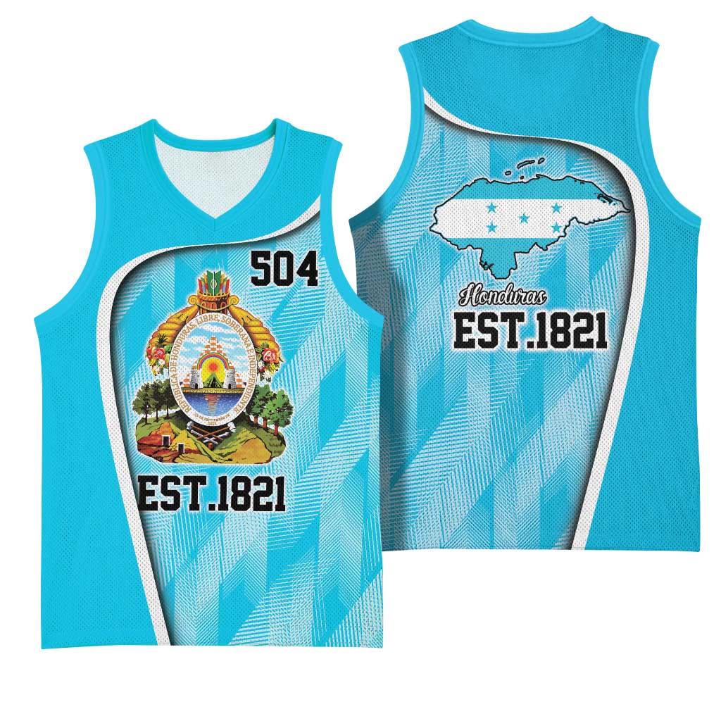 Honduras Independence Day Basketball Jersey Since 1821 September 15 - Wonder Print Shop