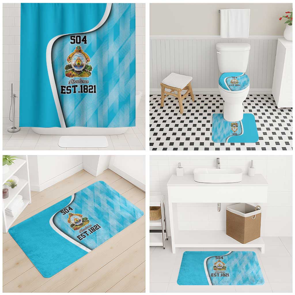 Honduras Independence Day Bathroom Set Since 1821 September 15 - Wonder Print Shop