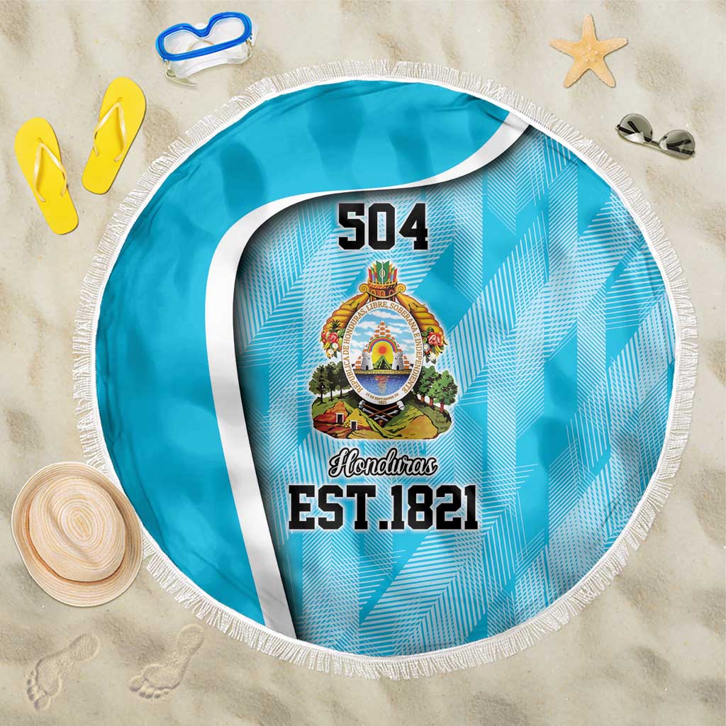 Honduras Independence Day Beach Blanket Since 1821 September 15 - Wonder Print Shop