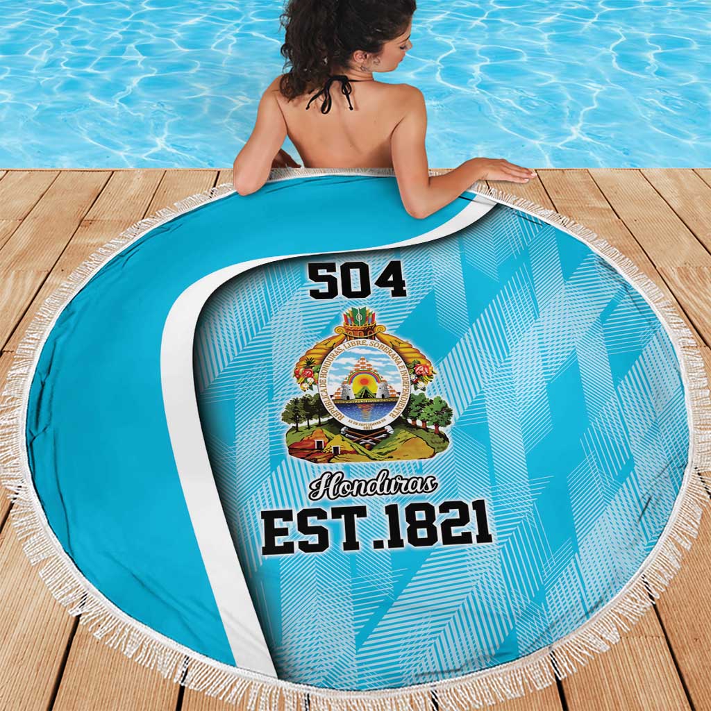 Honduras Independence Day Beach Blanket Since 1821 September 15 - Wonder Print Shop