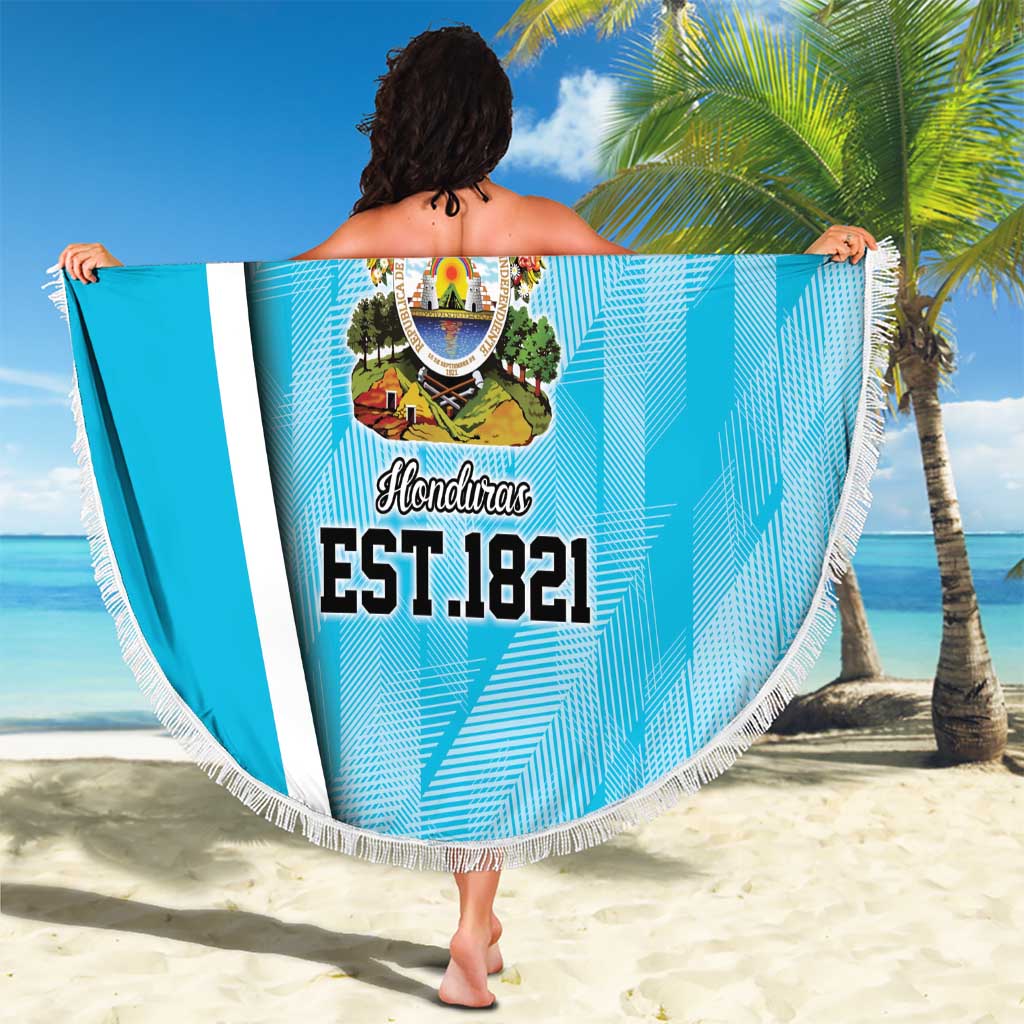 Honduras Independence Day Beach Blanket Since 1821 September 15 - Wonder Print Shop