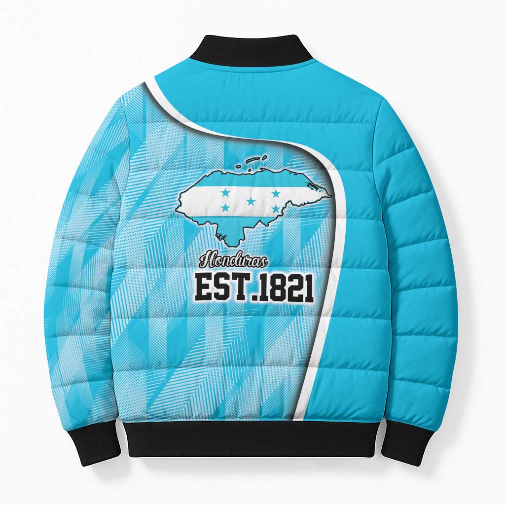 Honduras Independence Day Bomber Puffer Jacket Since 1821 September 15 - Wonder Print Shop