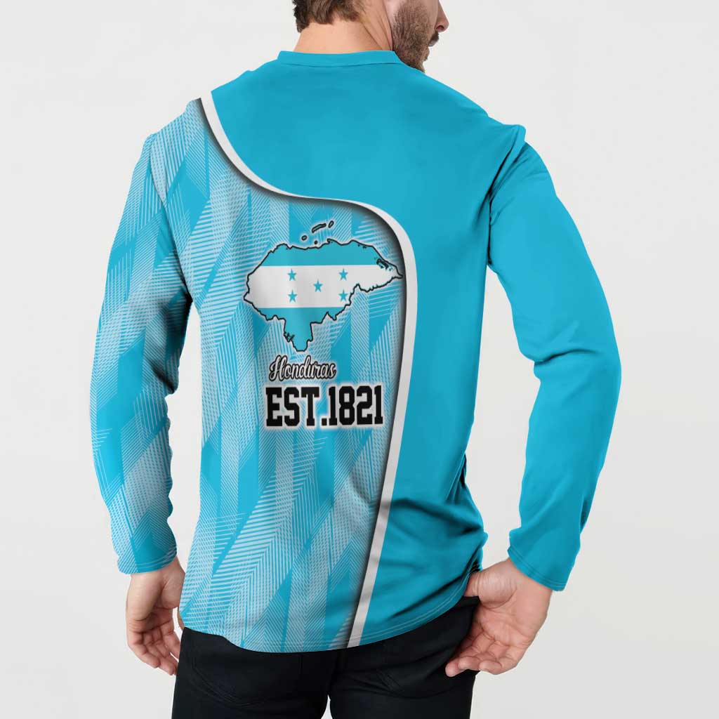 Honduras Independence Day Button Sweatshirt Since 1821 September 15 - Wonder Print Shop