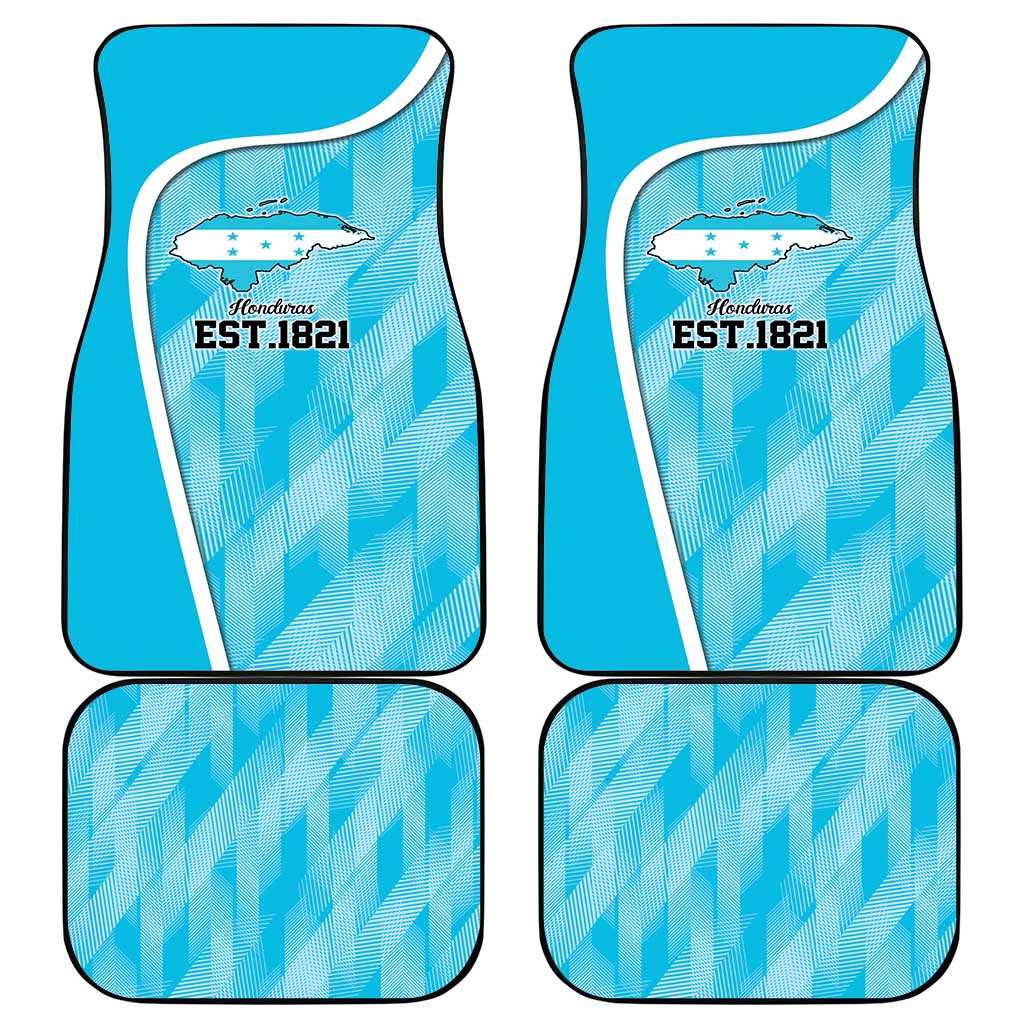 Honduras Independence Day Car Mats Since 1821 September 15 - Wonder Print Shop