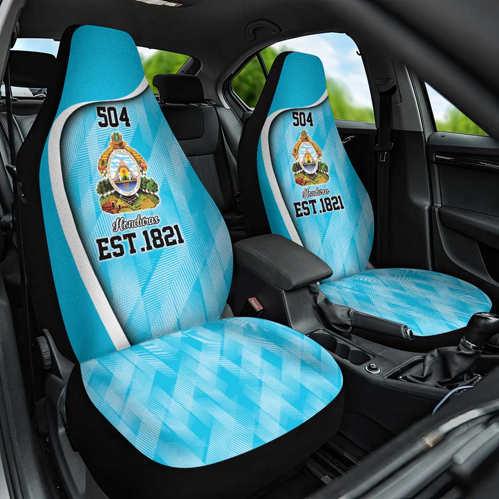 Honduras Independence Day Car Seat Cover Since 1821 September 15 - Wonder Print Shop