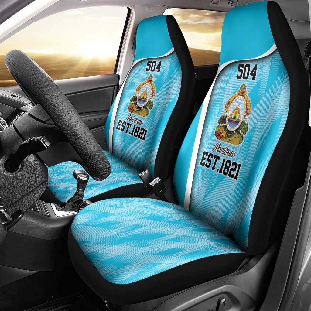 Honduras Independence Day Car Seat Cover Since 1821 September 15 - Wonder Print Shop