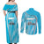 Honduras Independence Day Couples Matching Off Shoulder Maxi Dress and Long Sleeve Button Shirt Since 1821 September 15 - Wonder Print Shop