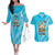 Honduras Independence Day Couples Matching Off The Shoulder Long Sleeve Dress and Hawaiian Shirt Since 1821 September 15 - Wonder Print Shop