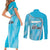 Honduras Independence Day Couples Matching Short Sleeve Bodycon Dress and Long Sleeve Button Shirt Since 1821 September 15 - Wonder Print Shop