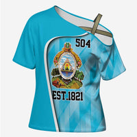 Honduras Independence Day Cross Shoulder Shirt Since 1821 September 15 - Wonder Print Shop
