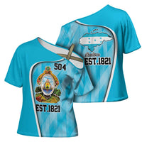 Honduras Independence Day Cross Shoulder Shirt Since 1821 September 15 - Wonder Print Shop