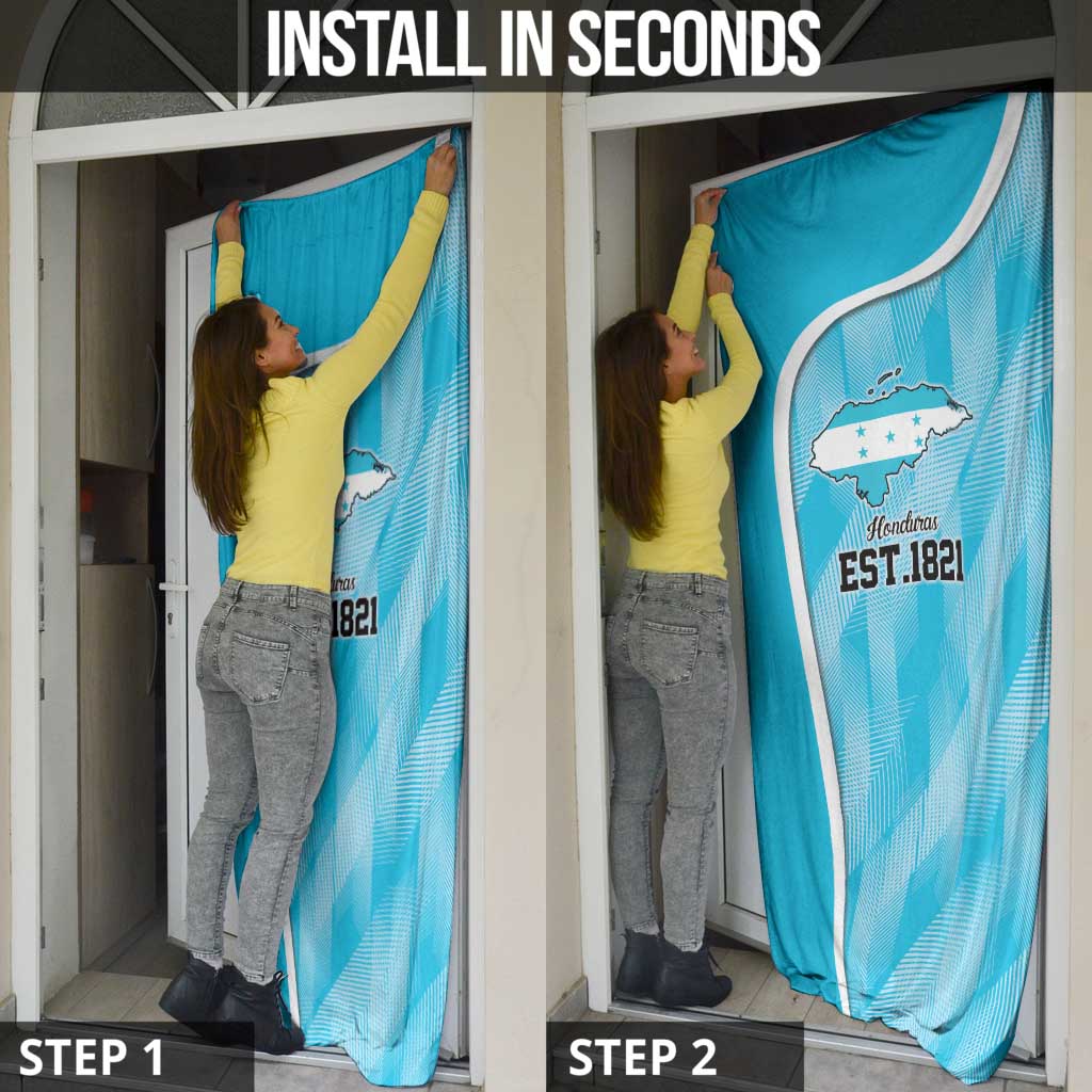 Honduras Independence Day Door Cover Since 1821 September 15 - Wonder Print Shop