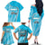 Honduras Independence Day Family Matching Off The Shoulder Long Sleeve Dress and Hawaiian Shirt Since 1821 September 15 - Wonder Print Shop