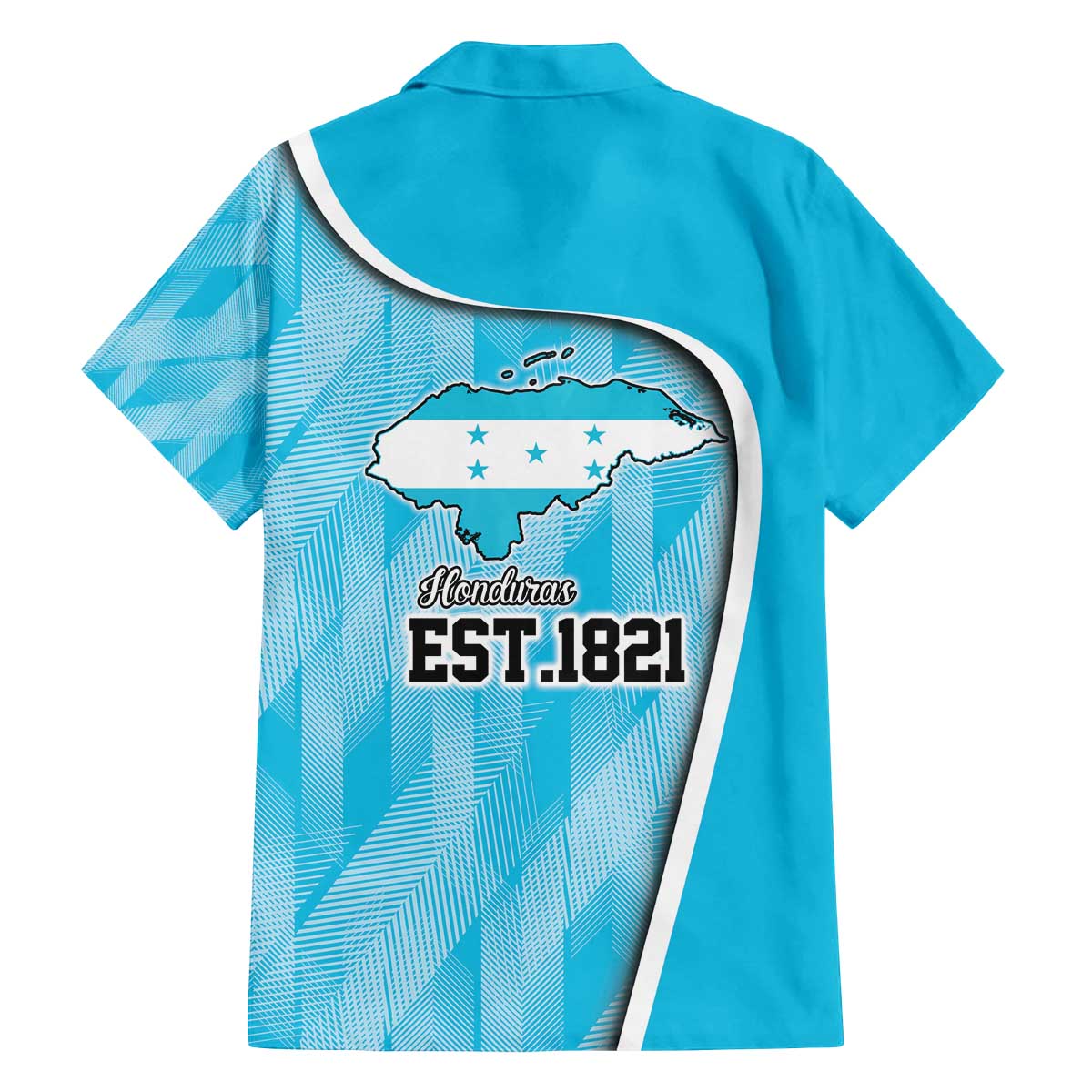 Honduras Independence Day Family Matching Off The Shoulder Long Sleeve Dress and Hawaiian Shirt Since 1821 September 15 - Wonder Print Shop