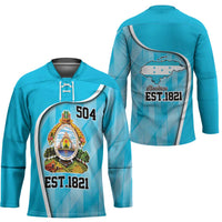 Honduras Independence Day Hockey Jersey Since 1821 September 15 - Wonder Print Shop