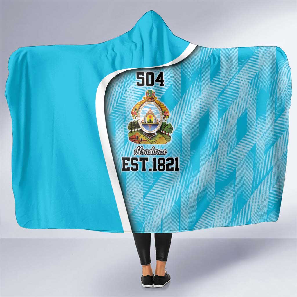 Honduras Independence Day Hooded Blanket Since 1821 September 15 - Wonder Print Shop