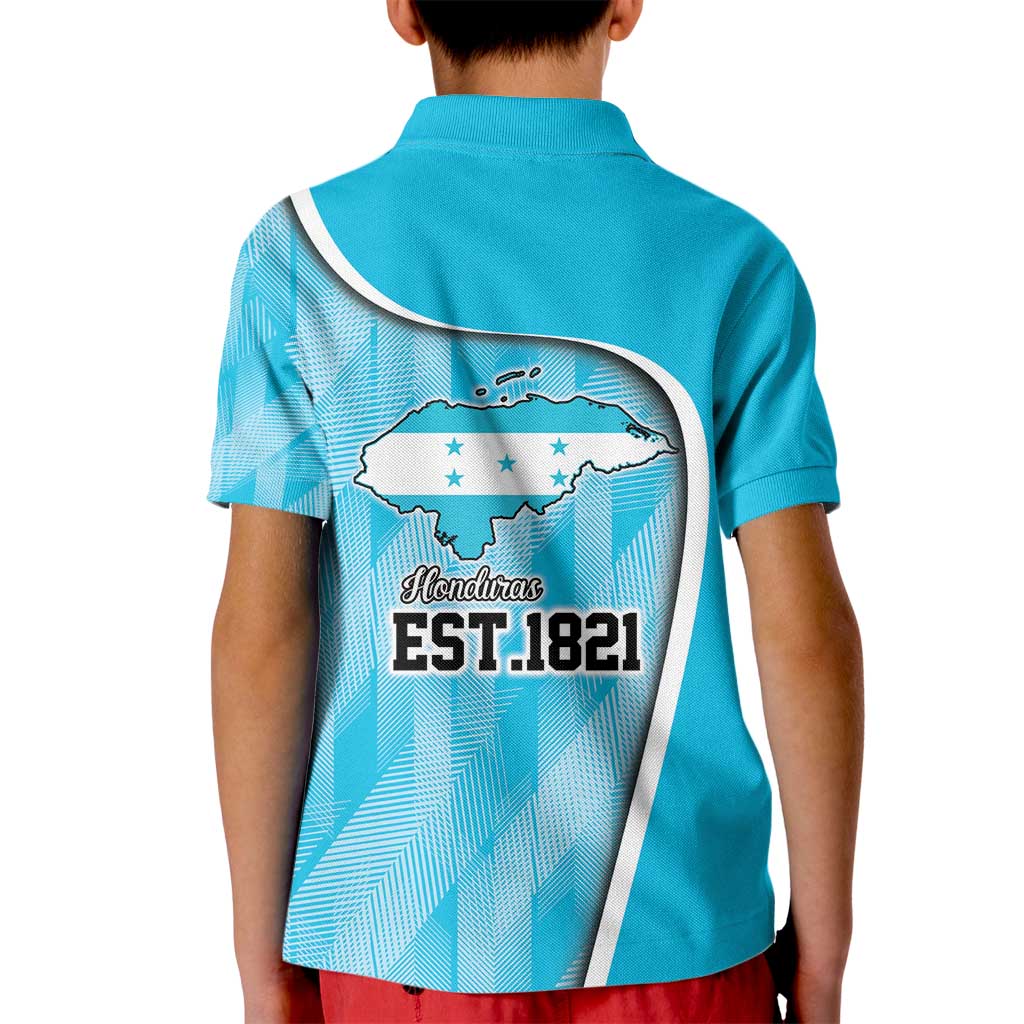 Honduras Independence Day Kid Polo Shirt Since 1821 September 15 - Wonder Print Shop