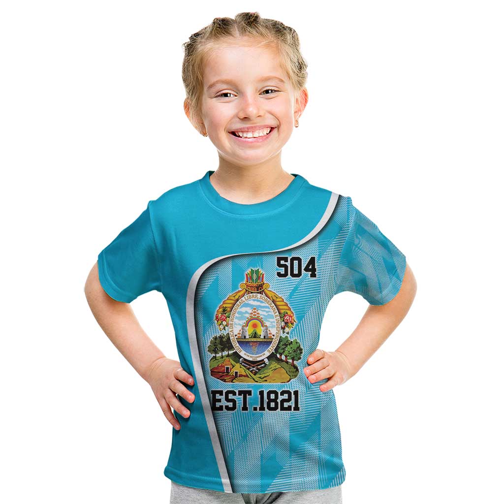 Honduras Independence Day Kid T Shirt Since 1821 September 15 - Wonder Print Shop