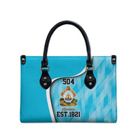 Honduras Independence Day Leather Bag Since 1821 September 15 - Wonder Print Shop