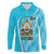 Honduras Independence Day Long Sleeve Polo Shirt Since 1821 September 15 - Wonder Print Shop