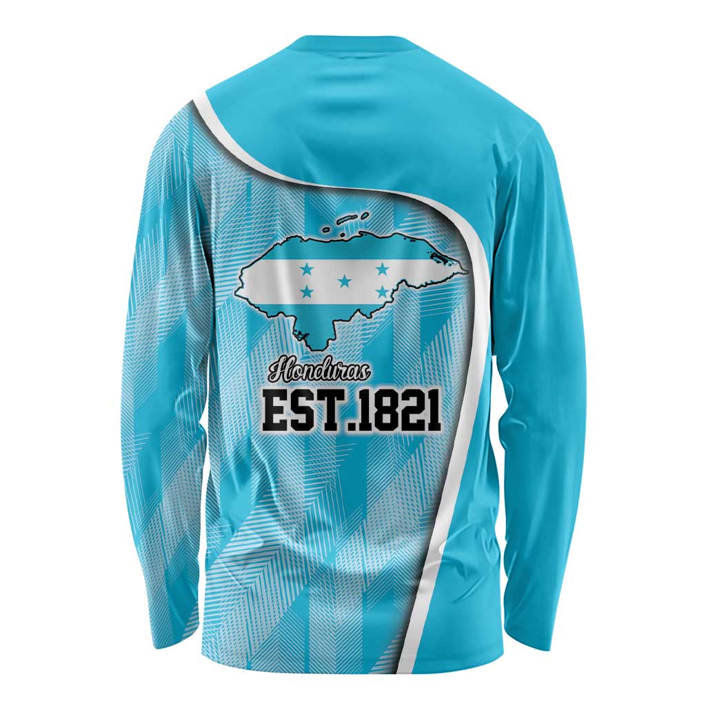 Honduras Independence Day Long Sleeve Shirt Since 1821 September 15 - Wonder Print Shop
