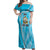 Honduras Independence Day Off Shoulder Maxi Dress Since 1821 September 15 - Wonder Print Shop