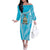 Honduras Independence Day Off The Shoulder Long Sleeve Dress Since 1821 September 15 - Wonder Print Shop