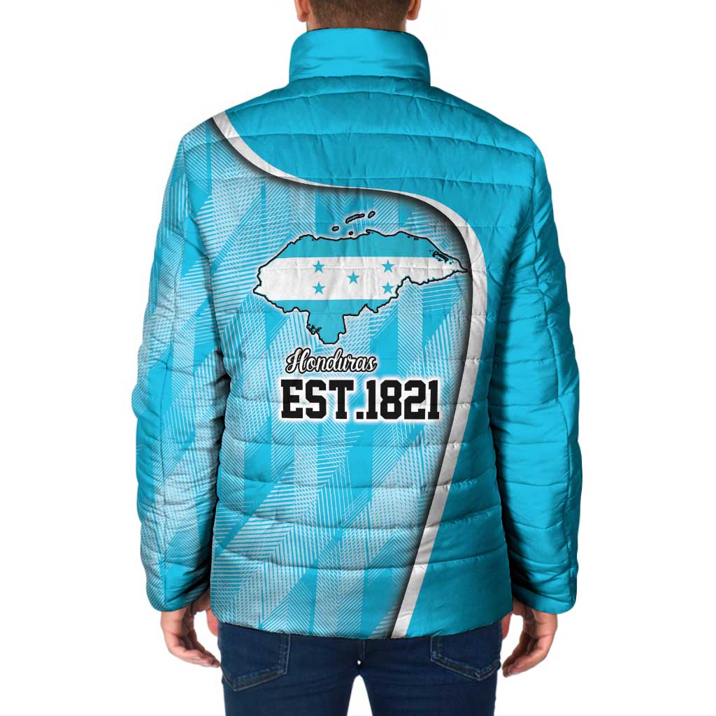 Honduras Independence Day Padded Jacket Since 1821 September 15 - Wonder Print Shop