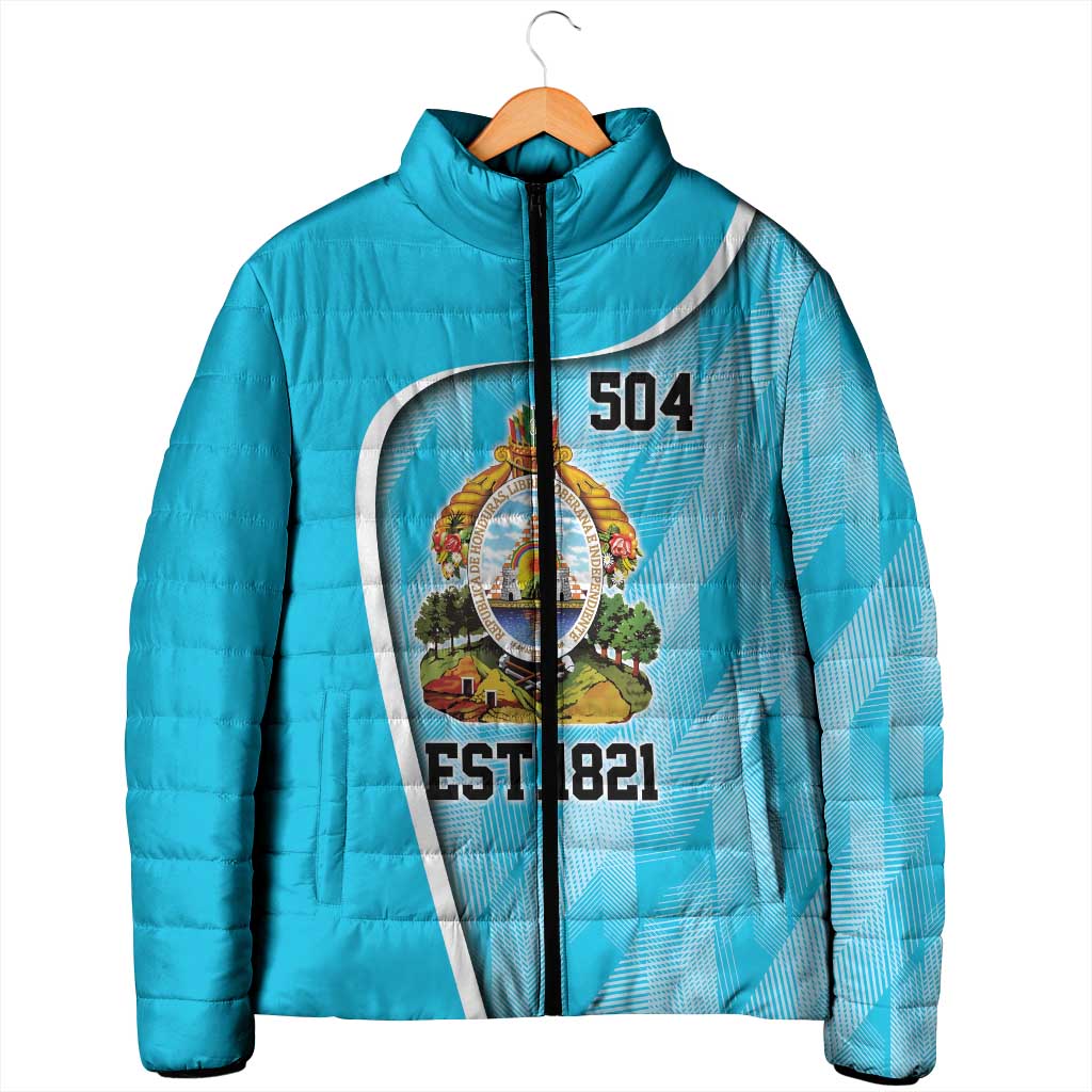Honduras Independence Day Padded Jacket Since 1821 September 15 - Wonder Print Shop